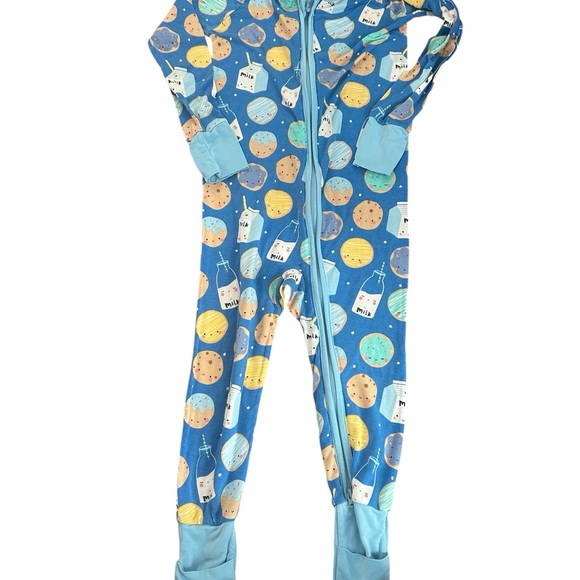 Little Sleepies Other - Little Sleepies Blue Milk and Cookies 18-25m zippy pajamas